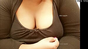 Bangladeshi sexy bhabhi shows off her big tits in group setting