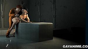 3D Cop Rimmed, Fucked, and Toyed in Wild Scene