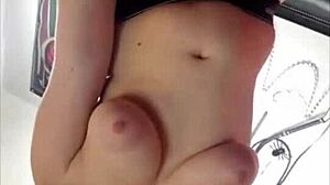 Dominatrix sends teasing sexting clips in glasses