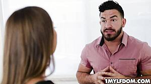 milf havana bleu gets bullied into deepthroat and doggystyle pussy riding with big cock