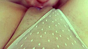 Sexy classmate masturbates before intense doggystyle fuck