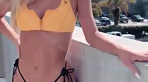 Boutinela's Multi-Colored Bikini Teasing Ass Worship Compilation