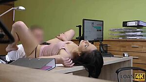 That tight teen asshole feels amazing, the agent groans during the casting.