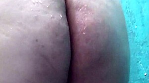 Stepmother Showers and Touches Herself Until Climax in Stepson's Bed. Homemade Lesbian Scene Captures Every Moan.