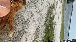 Vazou na Net as Patricinha Loses Phone and Intimate Beach Videos with Latina Girlfriend Leak Online.