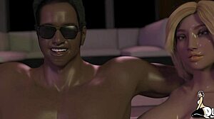 Hey, watch this biker milf fresh from prison and a sexy secretary taking her boss's huge bbc