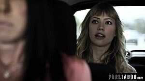 Blonde Teen Ivy Wolfe's First Deepthroat and Rimjob with Step-Cousin