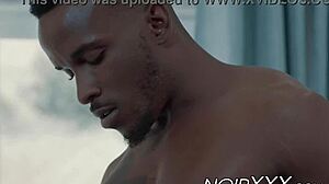 Black hunk Phoenix Fellington enjoys rimming Colton Grey's muscular ass