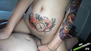 Fat ass thai girl gives intense blowjob and facial