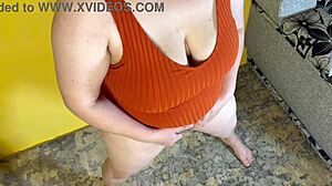 Hairy Cheating Wife Impregnated by Massive Creampie in Her Bushy Pussy.