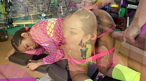 Fitness Room's Hot Thai Babe Gets Deep Anal Creampie Workout From Big Cock