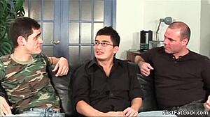 Antonio sucks big cock in hardcore gay anal fucking, asshole assfucking monster cock.