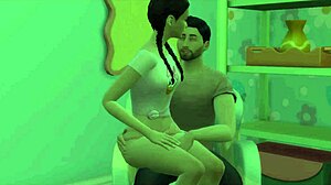 Uncle Plays with Niece's Pussy Instead