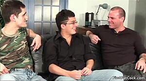 Antonio sucks big cock in hardcore gay anal fucking, asshole assfucking monster cock.