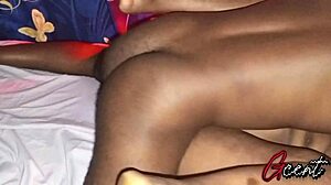 Ebony Couple Goes Wild with DRIPPING Big Black Cock Action in Steamy Massage Session