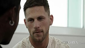 Ebony Hunk Sucks Monster Cock Bareback