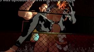 Can This Anime Cow Girl Handle Bareback Anal Pounding?