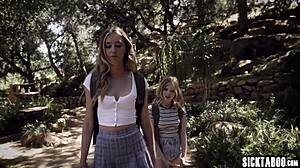 Haley Reed And Coco Lovelock Suck Big Hard Dick