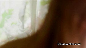 Can You Handle This Oily Fuck with a Teen Redhead Masseuse in the Shower?