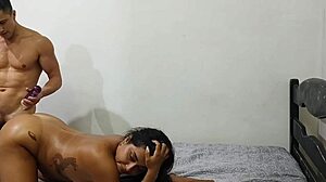 A iara argentina tries her first menage with two guys