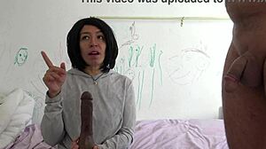 french amateur wife sucks black cock while husband watches in shock