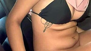 i grab my friend while she does webcam in her car