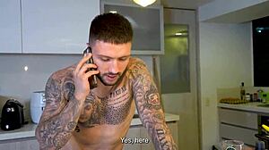 Young Colombian Step-Sister Fucks Step-Brother's Cuckold Home Alone