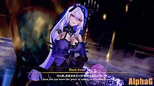 the black swan story unfolds in anime hentai style