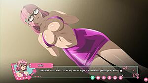 I love this futanari hentai game creampie scene