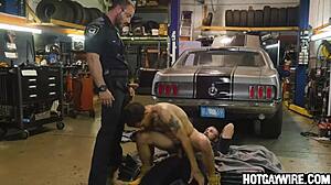 two officers arrest a guy then fuck him part 3 - gay porn