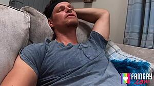 Foot Massage Turns Into Hardcore Cock Play with Kendrick Thomas and James Keresford