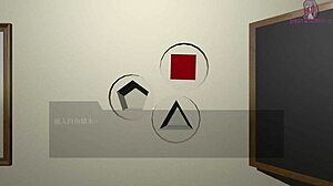 I escape the room of the sex doll servant, but end up with titjob and blowjob.