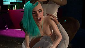 teen bar slut gets her sexy holes filled with cock and cum in anal assfucking cartoon