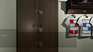 I escape the room of the sex doll servant, but end up with titjob and blowjob.