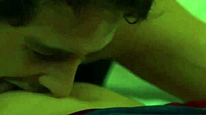 lonely blonde moves on her roommate in the dorm