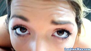 Oh Yes! Lesbian Girlfriend Licks Tattooed Teen Pussy In Close-Up!