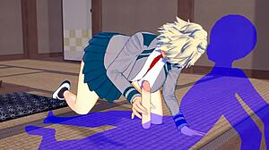 Intriguing hard sex with Mitsuki Bakugou in cosplay