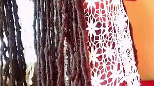 hey, check out this ebony teen getting fucked in her stockings 😏