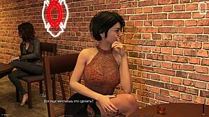 Milf Rides Big Cock Rough Cowgirl Cum on Dress