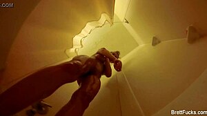 brett rossi boldly masturbates in the shower