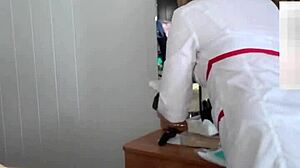 Russian Master Sugarnadya Trims Before Hospital Ejaculation