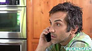 stepdaughter lily lou fucks scarlett sommers husband in reality with doggystyle and big tits