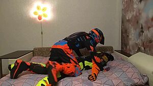 Gay motocross riders compete in thrilling part one.