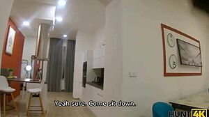 Can You Believe This Old Man Rents An Apartment And Fucks A Young Blonde Teen Right Away In POV?