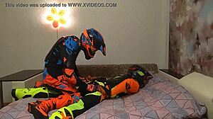 Gay motocross riders compete in thrilling part one.