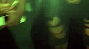 Horny gay guys fuck publicly outdoors at night.