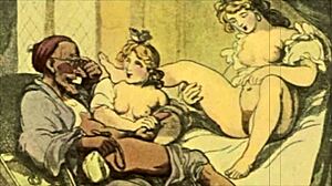 Check out this vintage erotic cartoon illustration