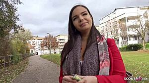 Teen Sofie With Big Tits Fucks For Cash In Public Casting