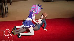 Hey, check out Nobara's futanari sex in that anime game