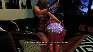 3D Gay Teen 18+ In Diaper Punished With Spanking And Paddling Until Crying.